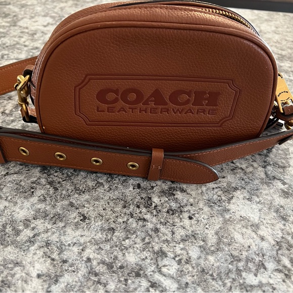 Coach Brown Leather Crossbody Bag - Picture 2 of 11